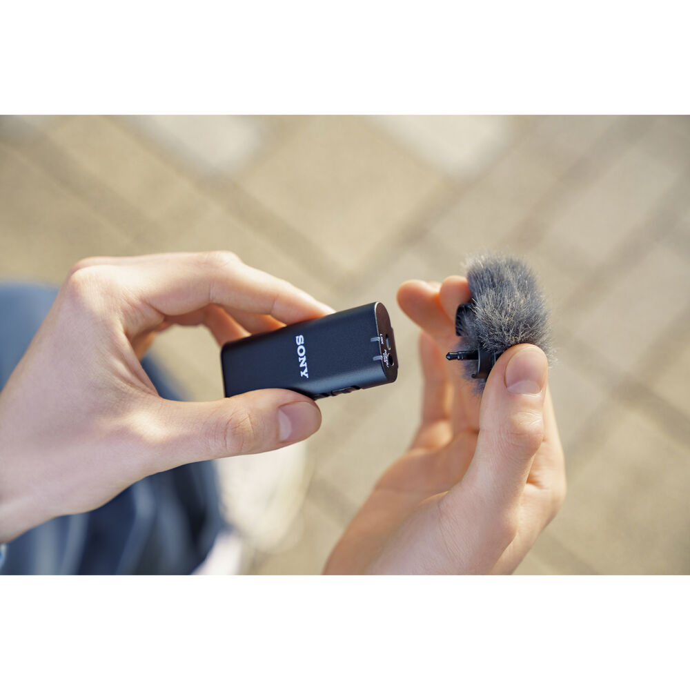 Sony Digital Bluetooth Wireless Microphone ECMW2BT (Black), Small