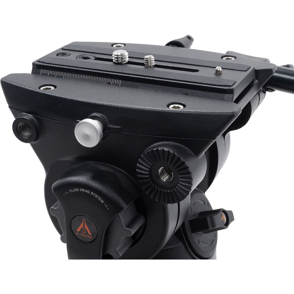 EImage 2Stage Aluminum Fluid Head Tripod Kit