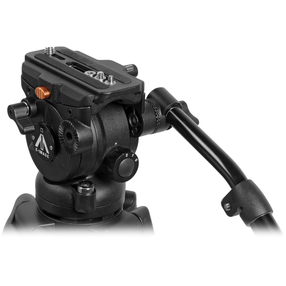 EImage EK60AAM Fluid Drag Video Head and Tripod