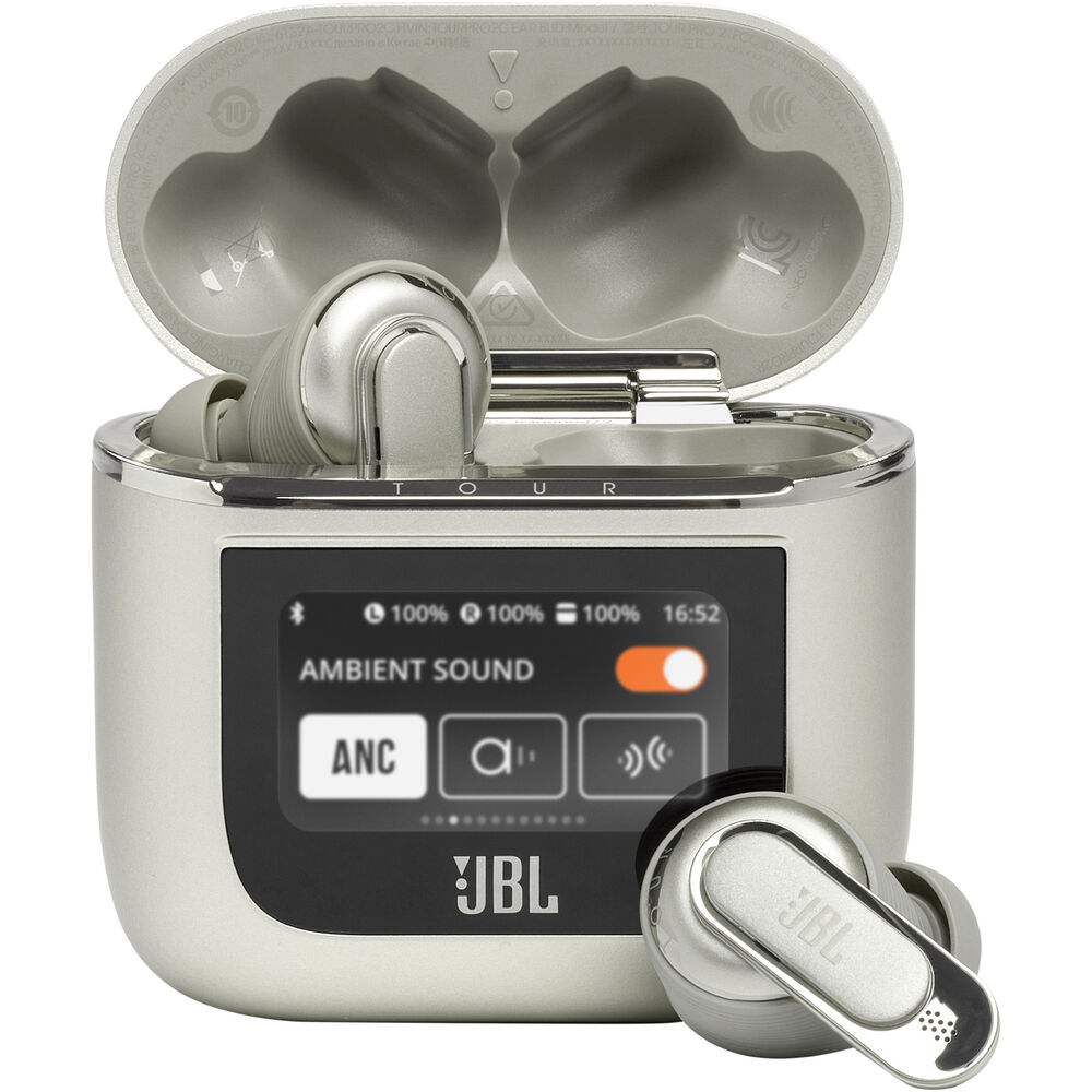 JBL Tour Pro 2 Noise-Canceling True Wireless In-Ear Earbuds with 