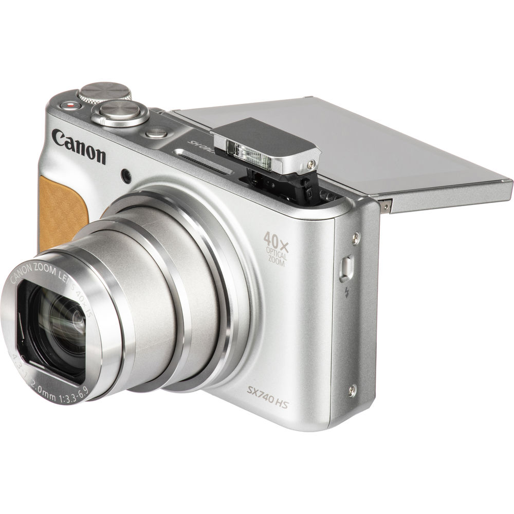 Canon PowerShot SX740 HS Digital Camera, 4K Ultra HD, 20.3MP, 40x