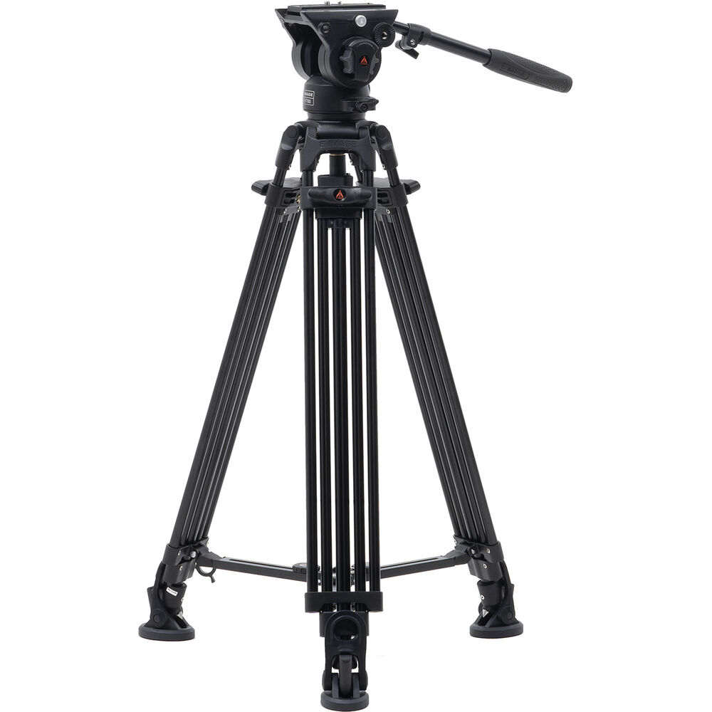 EImage 2Stage Aluminum Fluid Head Tripod Kit