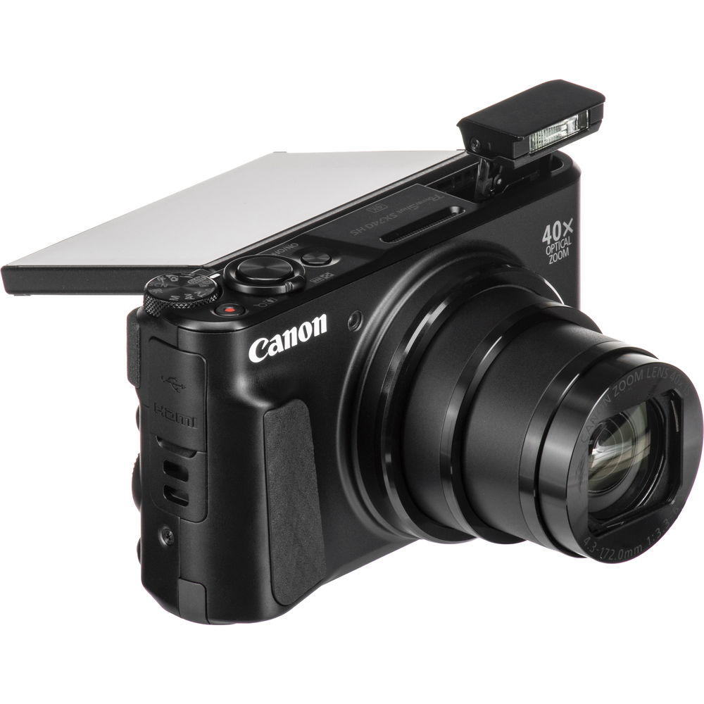 Cámara digital Canon PowerShot SX740 HS (negra) - Promart
