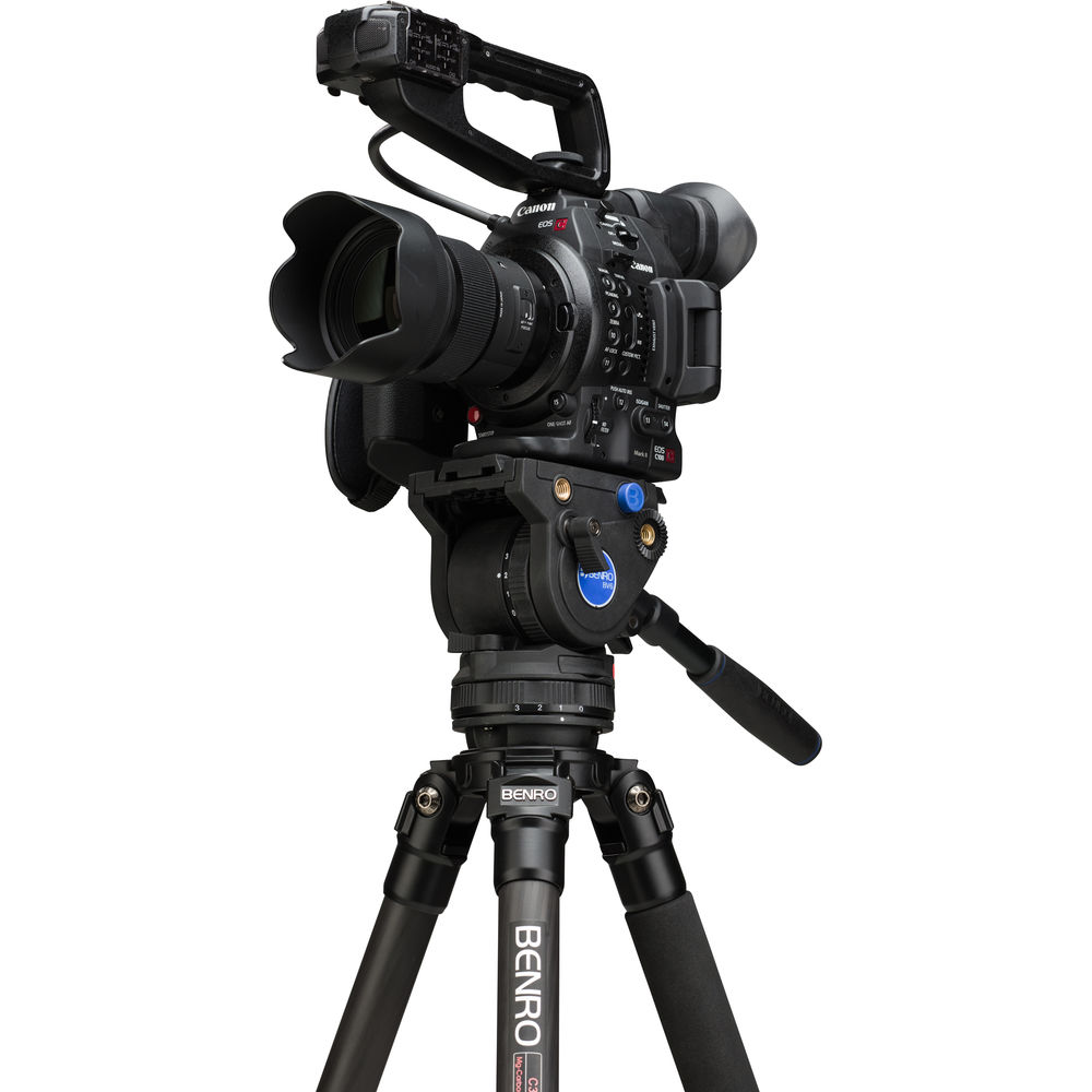 Benro C373F Series 3 Carbon Fiber Video Tripod And BV6 Head