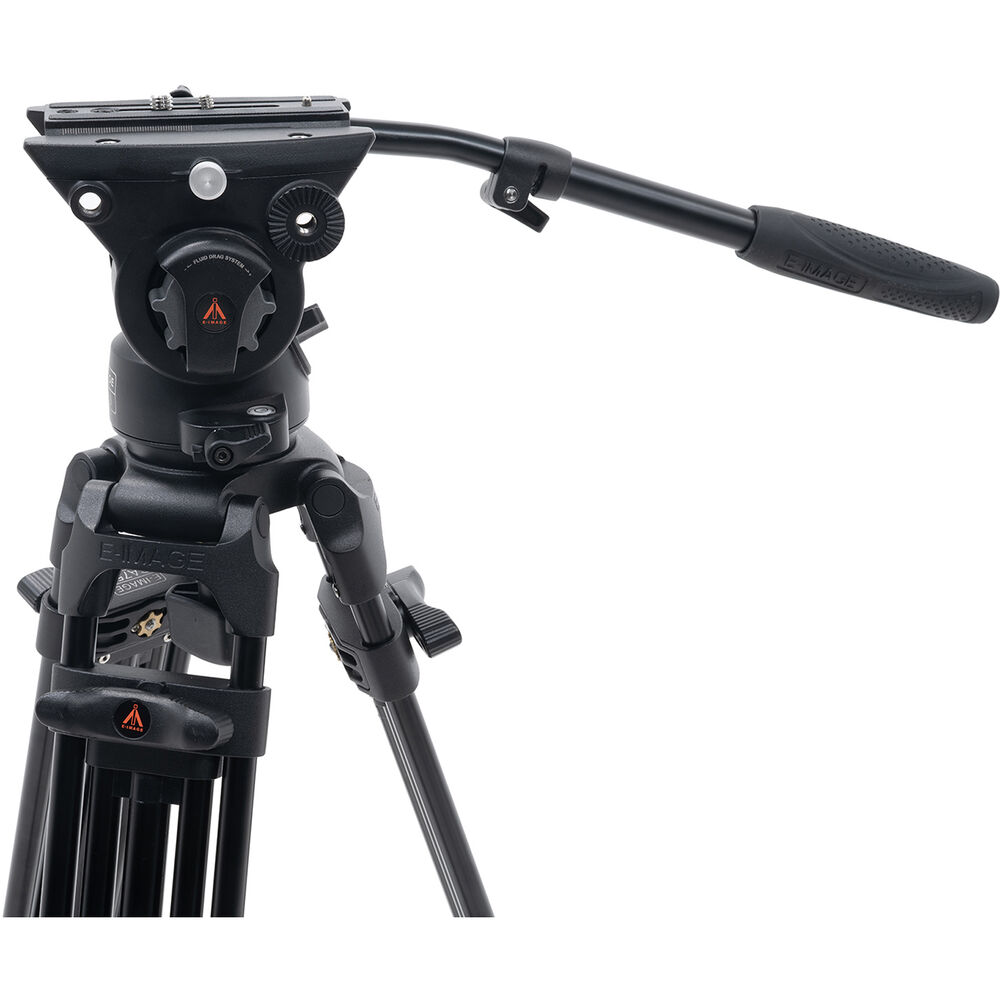 EImage 2Stage Aluminum Fluid Head Tripod Kit