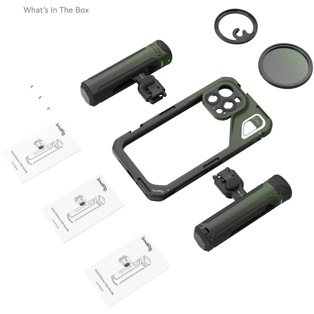  SmallRig Phone Cage for iPhone 15 Pro, Aluminum Alloy