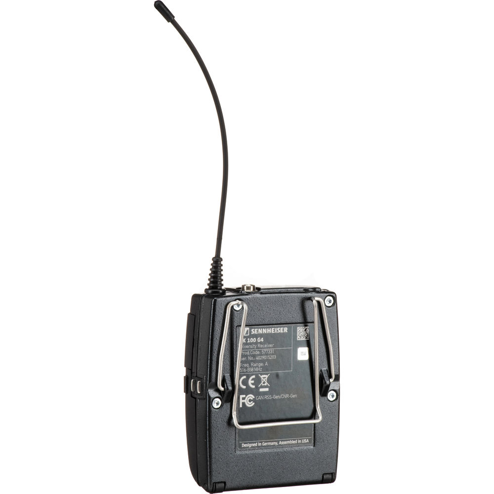 Sennheiser EK 100 G4 Camera-Mount Wireless Receiver (A: 516 to 558 MHz)