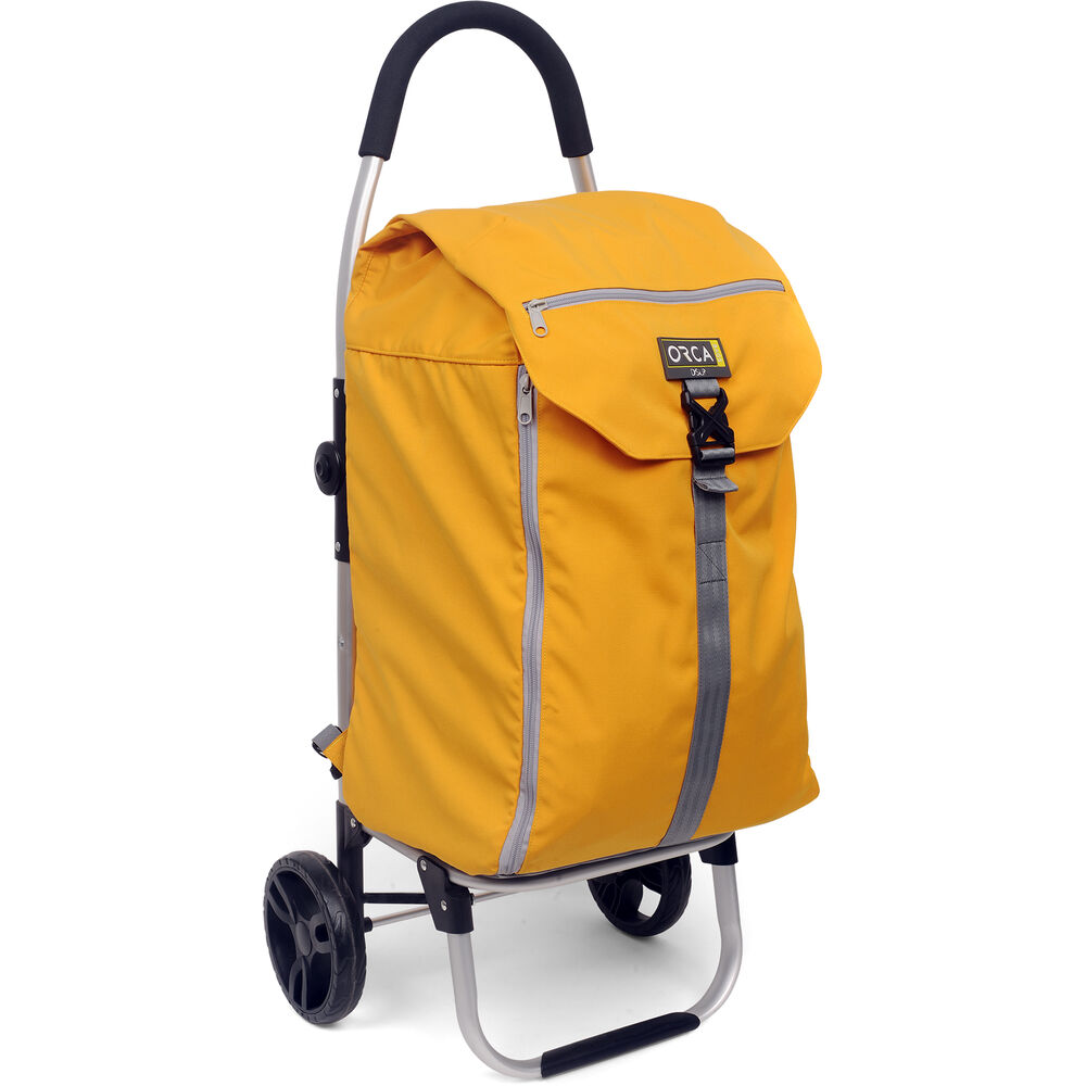 ORCA OR-542 Accessories Cart with Detachable Backpack (Yellow)