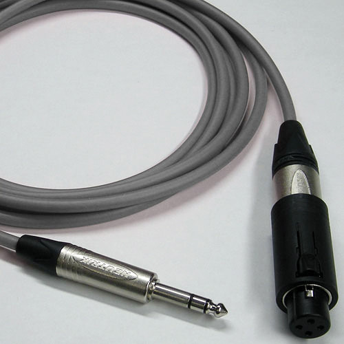 Canare Starquad Unisex XLR-TRSM Cable (Grey, 40')