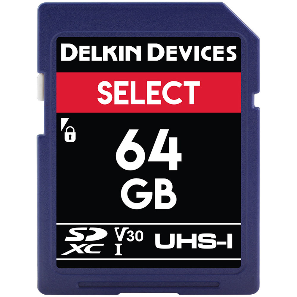 Delkin Devices 64GB SELECT UHS-I SDXC Memory Card