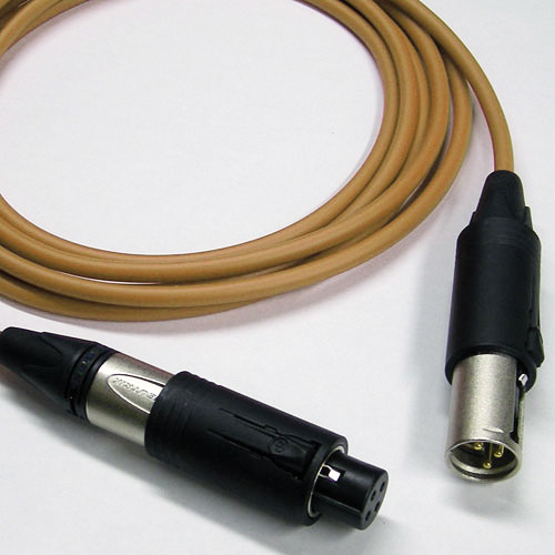 Canare Starquad XLRM Cable with Neutrik Unisex XLRM/XLRF (Brown, 75')