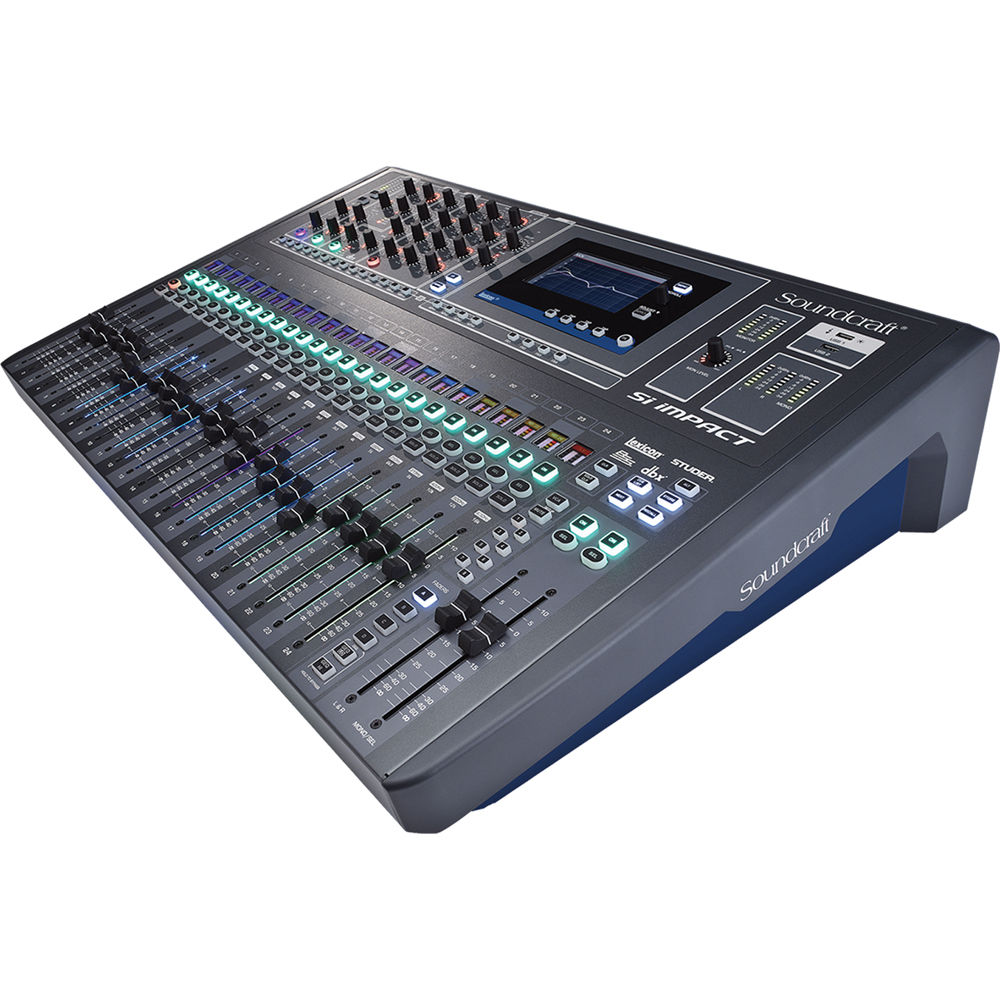 Soundcraft Si Impact 40-Input Digital Mixing Console and 32-In/32-Out USB Interface with iPad Control