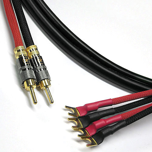 Canare 4S11 Speaker Cable 2 Banana to 4 Spade (15')