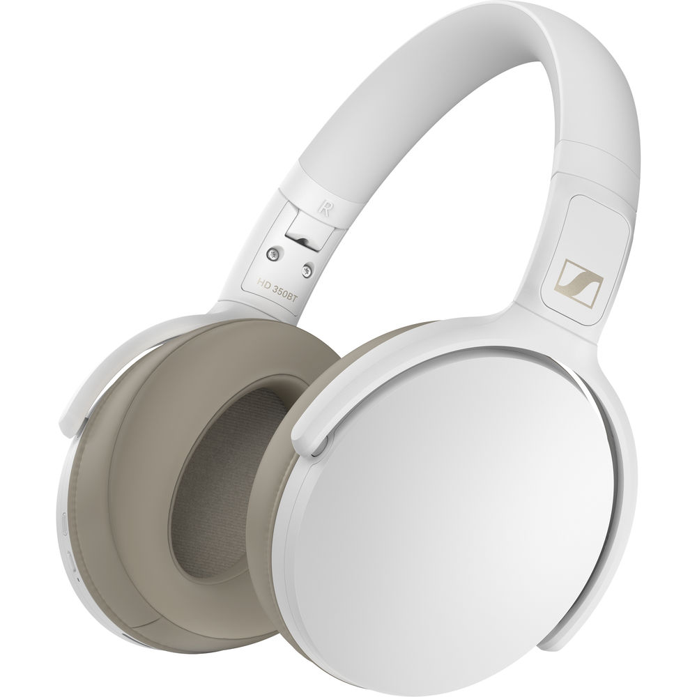 Sennheiser HD 350BT Wireless Over-Ear Headphones (White)