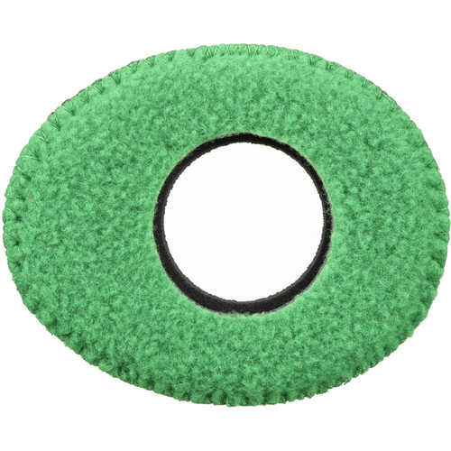 Bluestar Oval Small Viewfinder Eyecushion (Fleece, Green)
