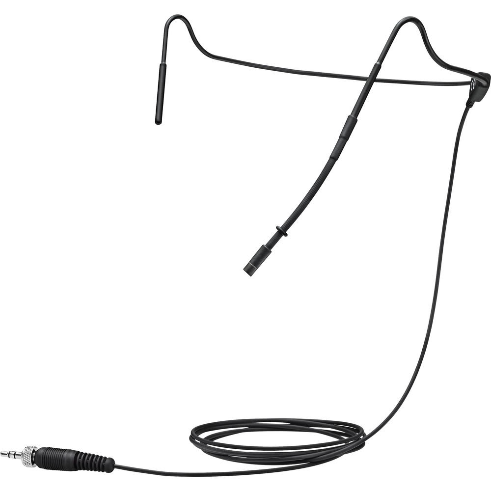 Sennheiser HS 2-ew BK Headset Microphone with 3.5mm Connector (Black)