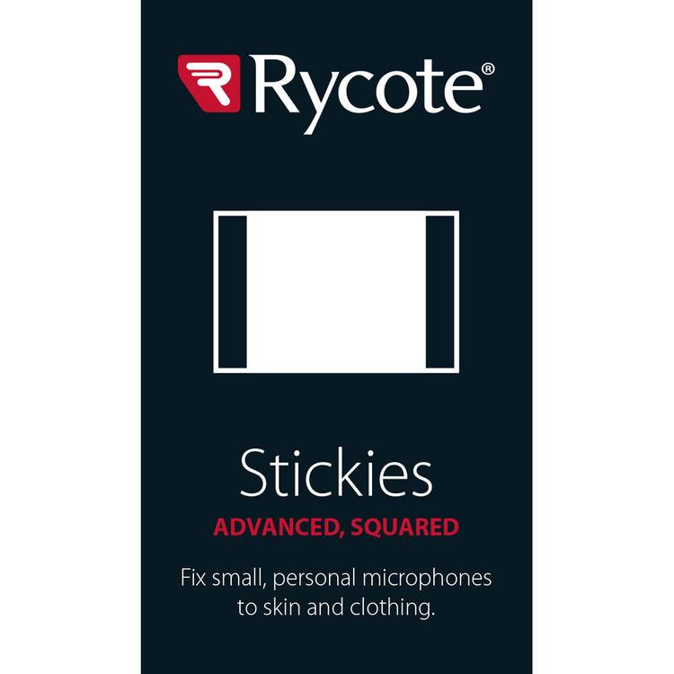 Rycote Stickies Advanced Squared Adhesive Pads (100-Pack)