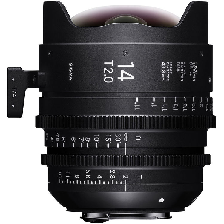 Sigma High Speed Prime Seven Lens Set Plus Case (EF Mount, Feet, Fully Luminous)