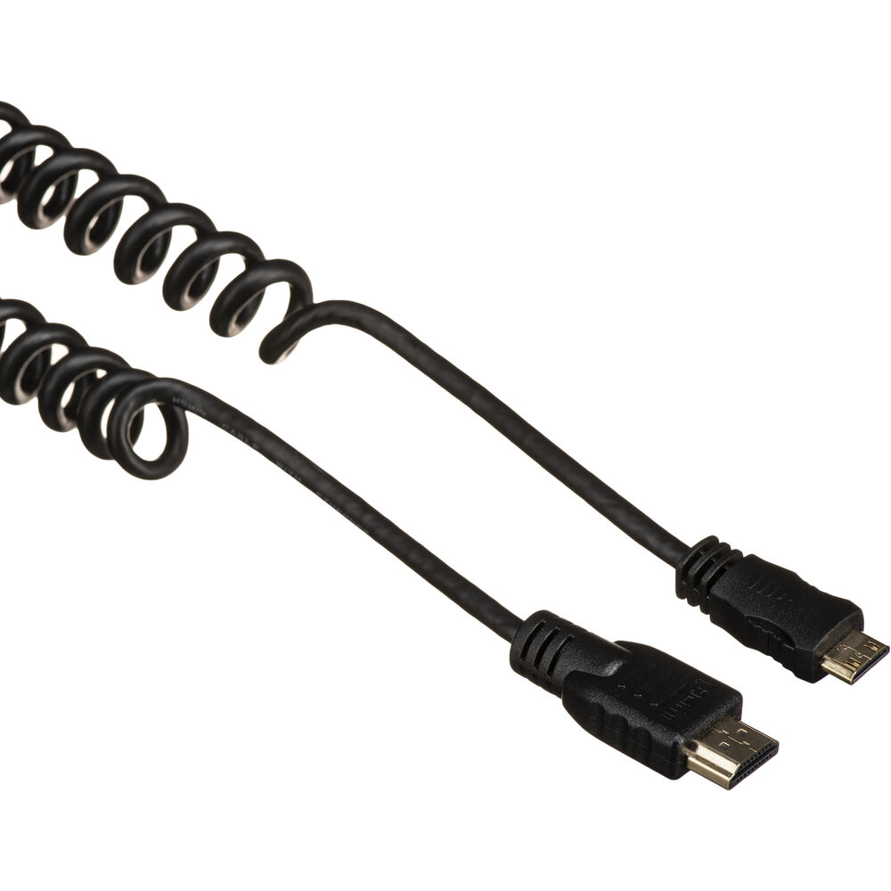 Atomos Coiled Mini-HDMI to HDMI Cable (19.7 to 25.6")