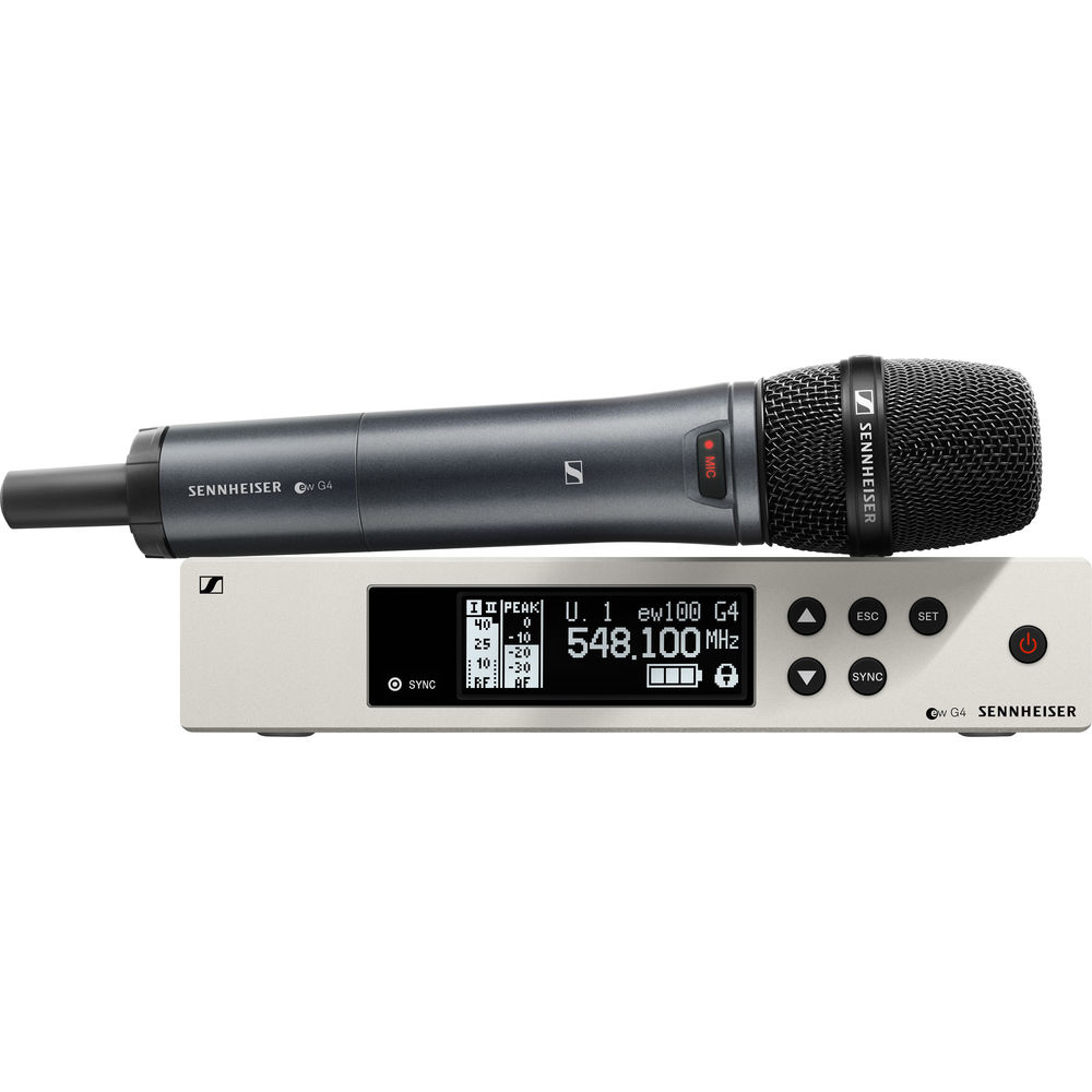 Sennheiser EW 100 G4-945-S Wireless Handheld Microphone System with MMD 945 Capsule (A1: 606 to 648 MHz)