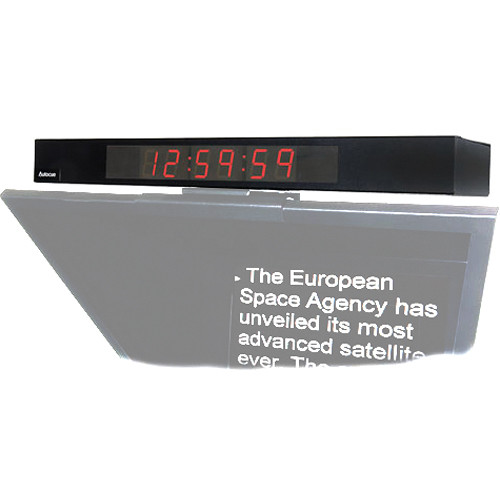 Autocue Digital Clock Display for Master/Professional Series Teleprompter