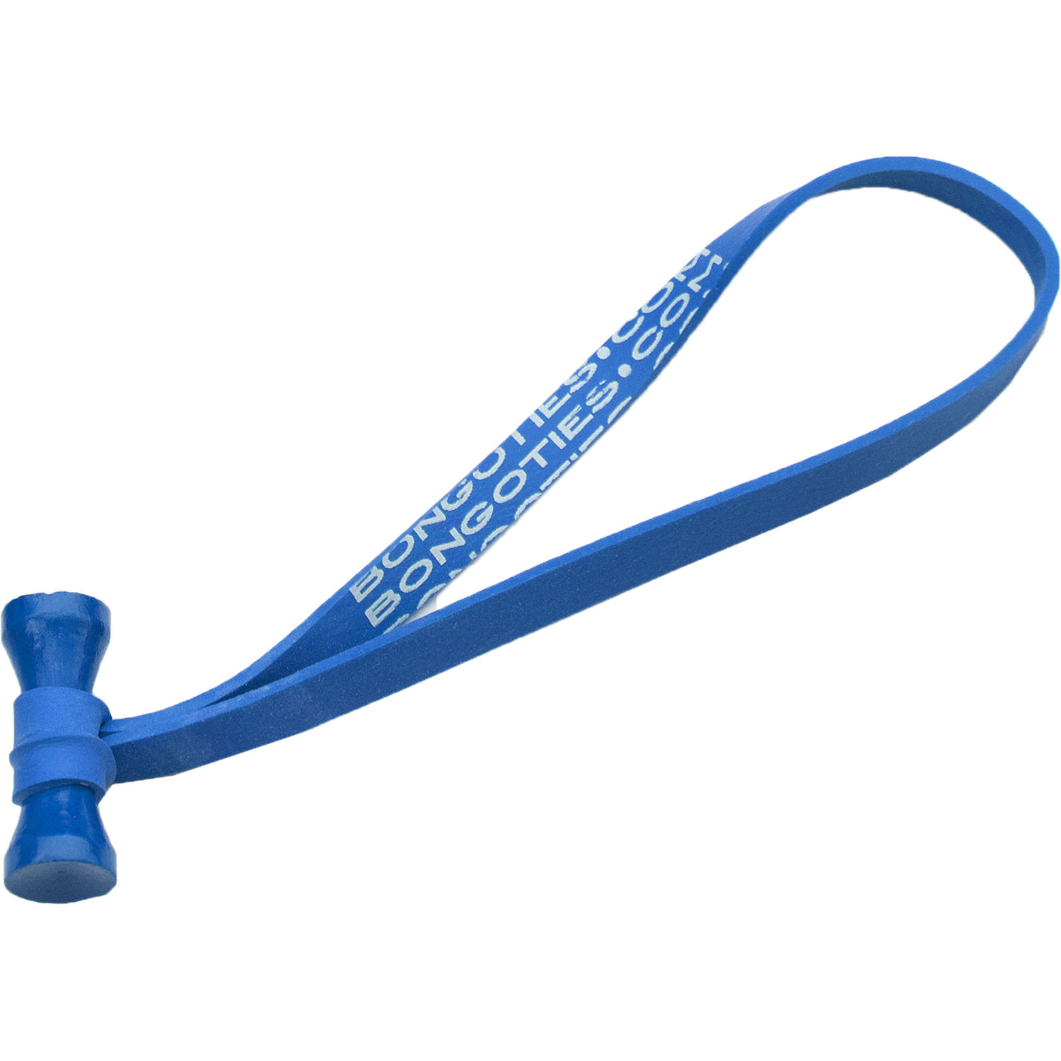 BongoTies 5" Elastic Cable Ties (10-Pack, Blue)