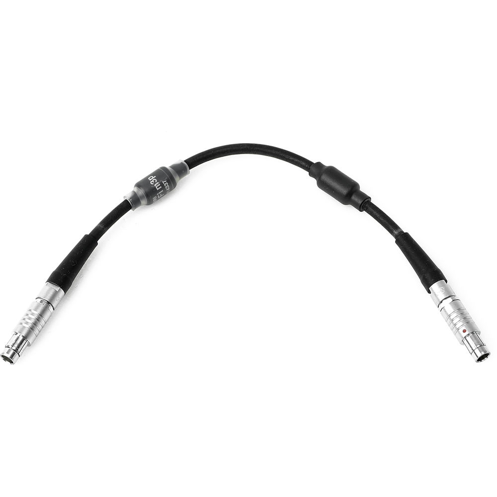 ARRI 24V, 3-Pin Fischer-Type Male to 3-Pin Fischer-Type Female Power Cable (10")