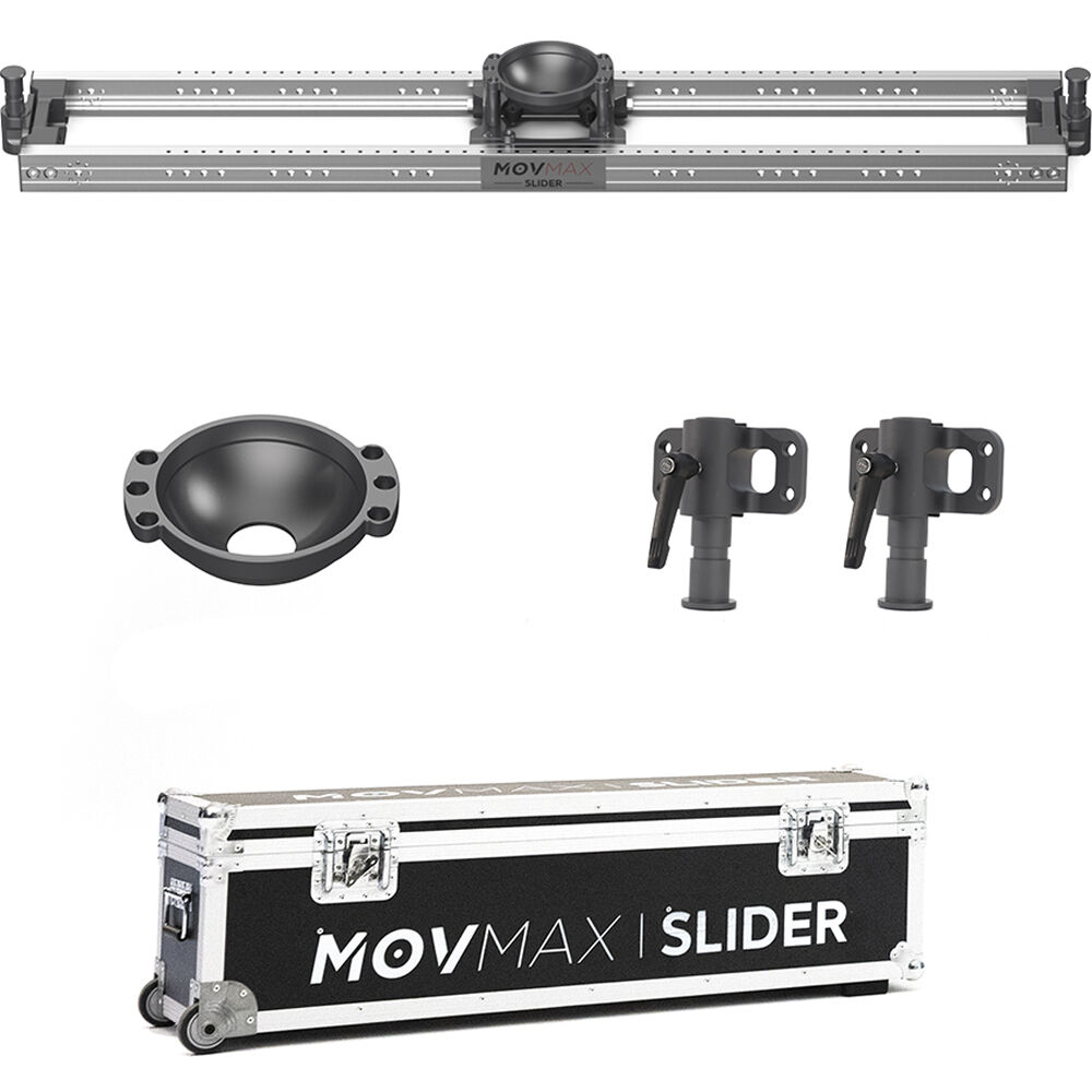 MOVMAX Camera Slider System with 150mm Bowl Mount (59")
