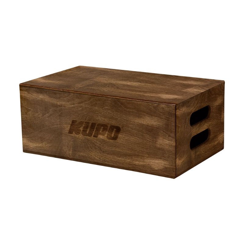 KUPO KAB-008-BST KUPO BROWN STAINED APPLE BOX- FULL 20"X12"X8"