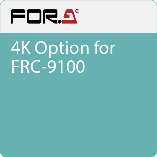 For.A 4K Option for FRC-9100