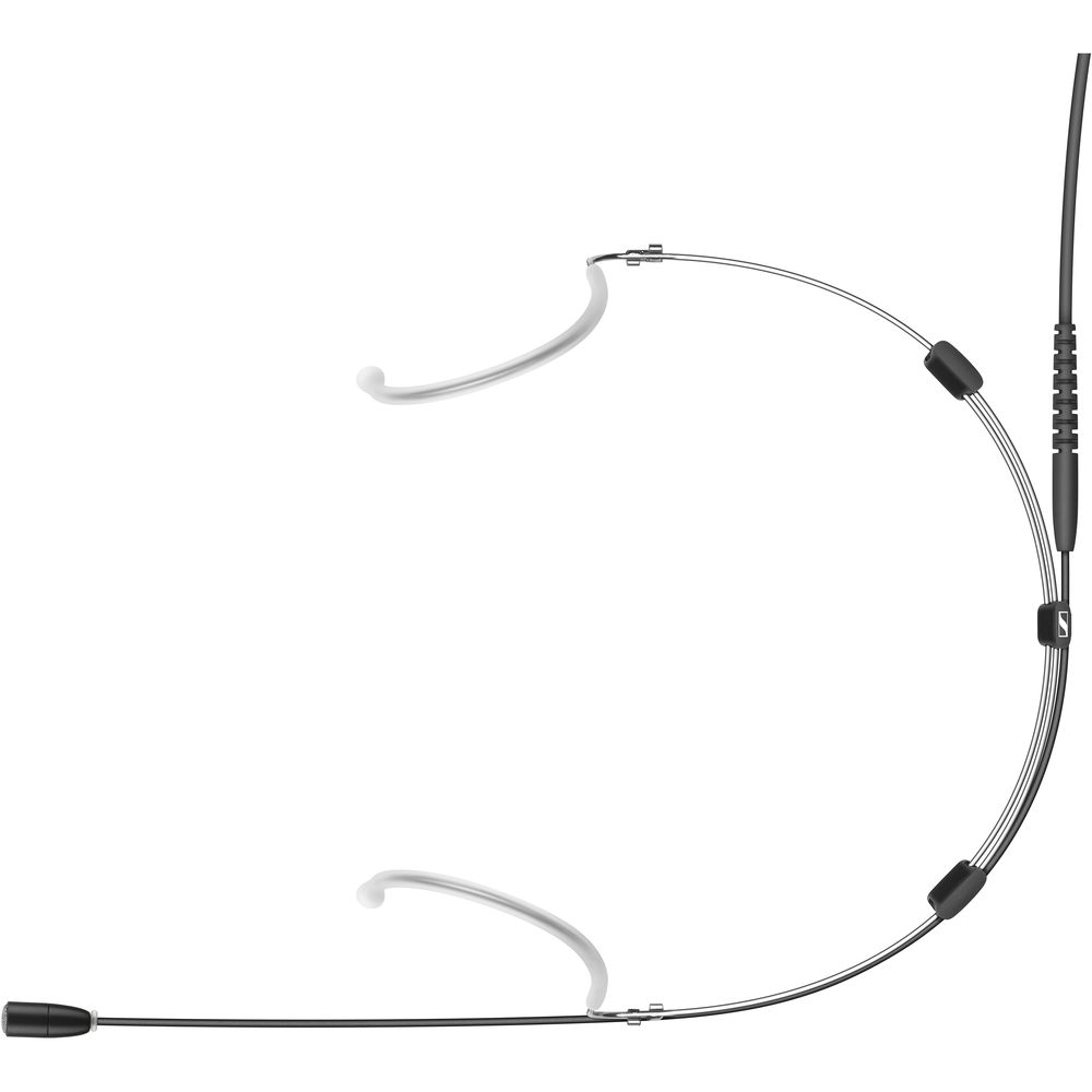 Sennheiser HSP Essential Omnidirectional Neckworn Microphone with 3-Pin LEMO Connector (Black)