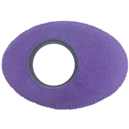 Bluestar Oval Extra-Large Viewfinder Eyecushion (Fleece, Purple)