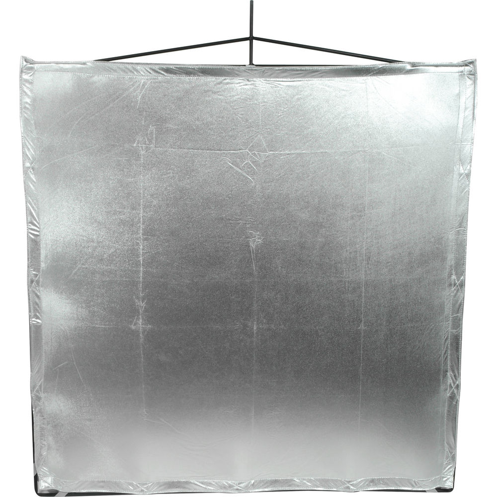 Matthews RoadFlag Fabric, Silver Lame - 48x48" (1.2x1.2m)