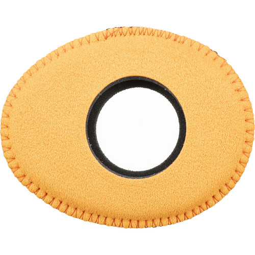 Bluestar Oval Small Viewfinder Eyecushion (Ultrasuede, Orange)