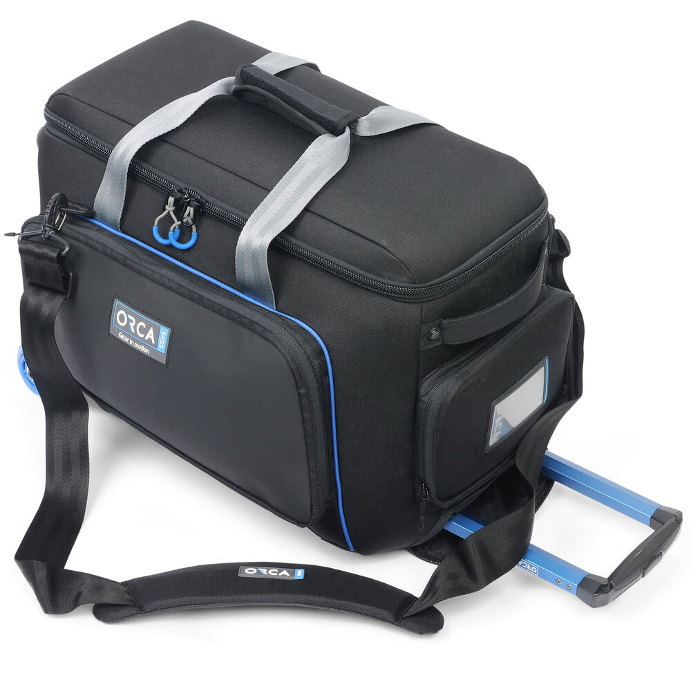 ORCA Classic Shoulder Camera Bag M with Built-In Wheels & Handle