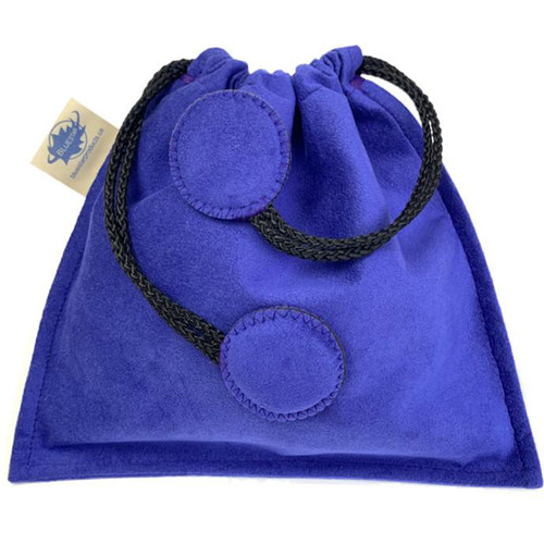 Bluestar Ultrasuede Drawstring Bag (Purple)