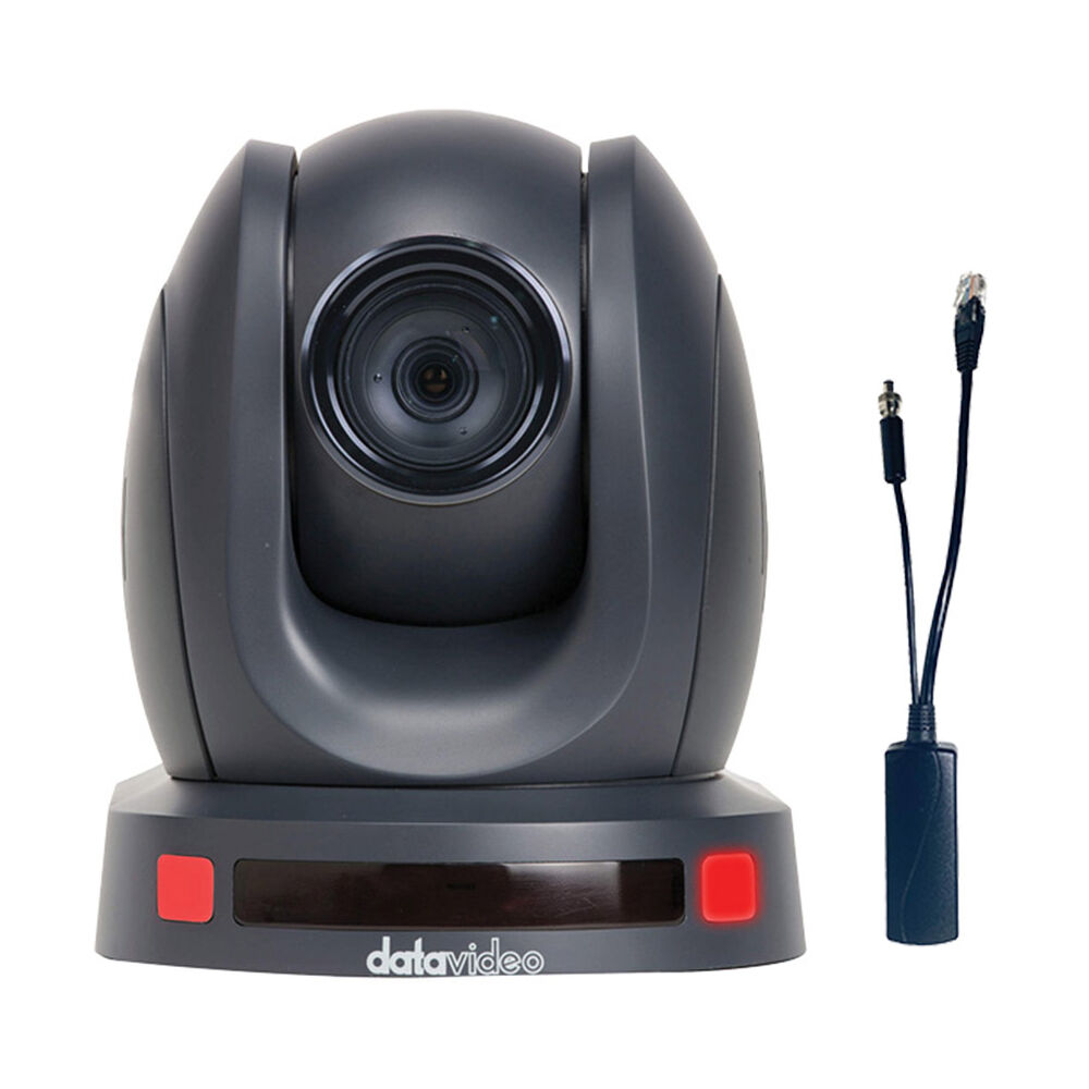 Datavideo HD/SD-SDI and HDMI PTZ Camera with 20x Optical Zoom and PoE Adapter (Black)