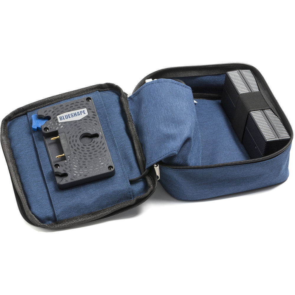 BLUESHAPE 6A Single Gold Mount Battery Charger with Travel Case