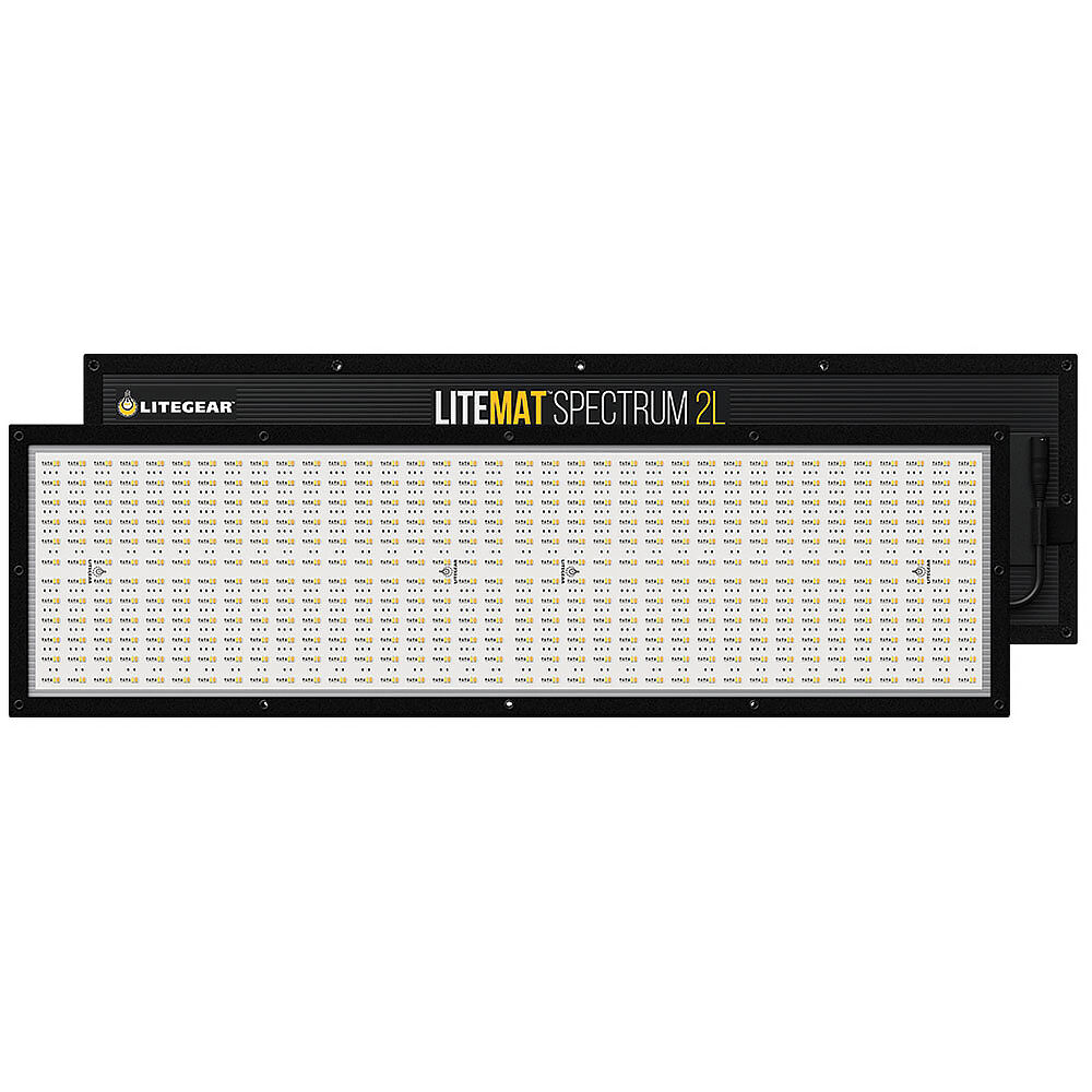 Litegear LiteMat Spectrum 2L RGB LED Light Panel (Edison Power Cable)