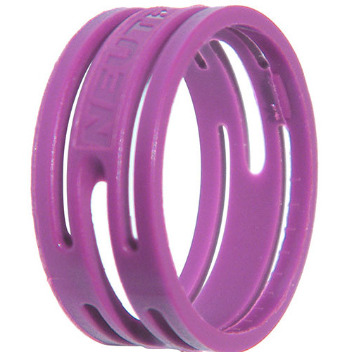 Neutrik Color Coding Ring for etherCon Connectors (100-Pack, Violet)