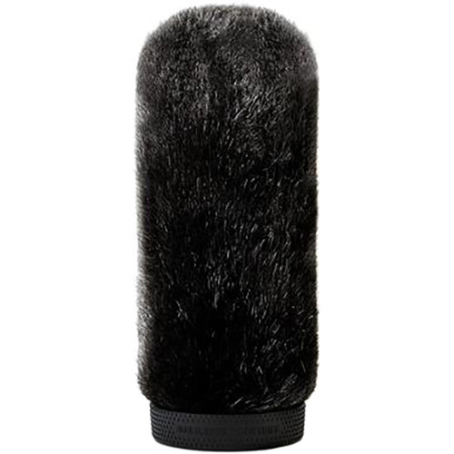 Bubblebee Industries Windkiller Short Fur Slip-On Wind Protector for 23 to 26mm Mics (Extra-Large, Black)