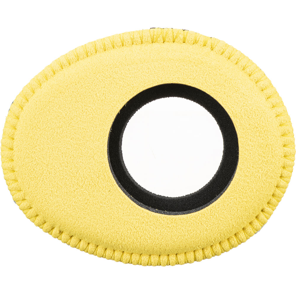 Bluestar Oval Large Viewfinder Eyecushion (Ultrasuede, Yellow)