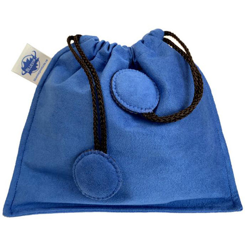 Bluestar Ultrasuede Drawstring Bag (Blue)