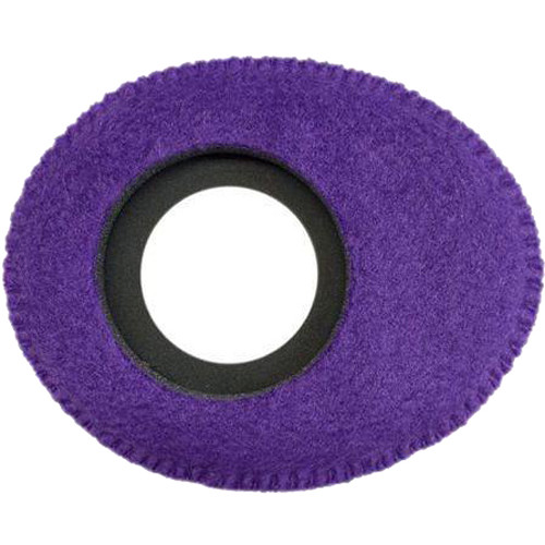 Bluestar Oval Ultra Small Viewfinder Eyecushion (Fleece, Purple)