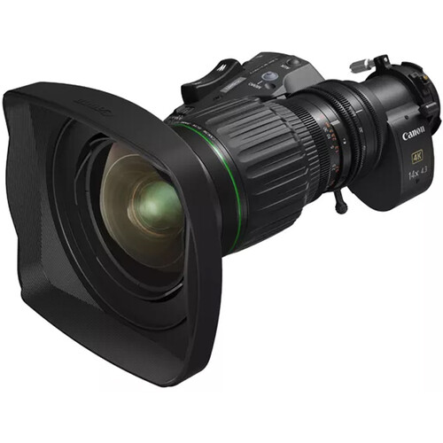 Canon CJ14ex4.3B IASE S 4K UHDgc 2/3" 14x Portable Servo Lens with Type-S Drive