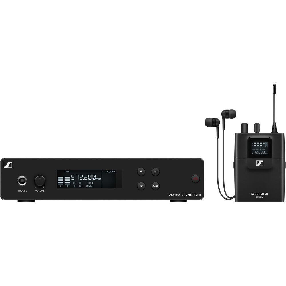Sennheiser XSW IEM SET Stereo In-Ear Wireless Monitoring System (B: 572 to 596 MHz)