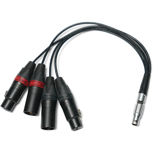 OVIDE Audio I/O 3-Pin XLR Breakout Cable for Koko Monitor (7.9")