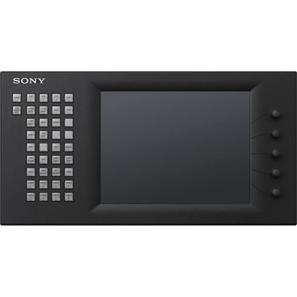 Sony Menu Panel for ICPX7000 Control Panel