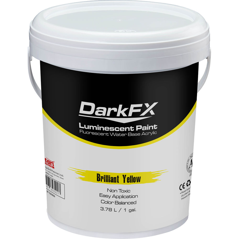 Antari DarkFX UV Paint (Brilliant Yellow, 1 Gallon)