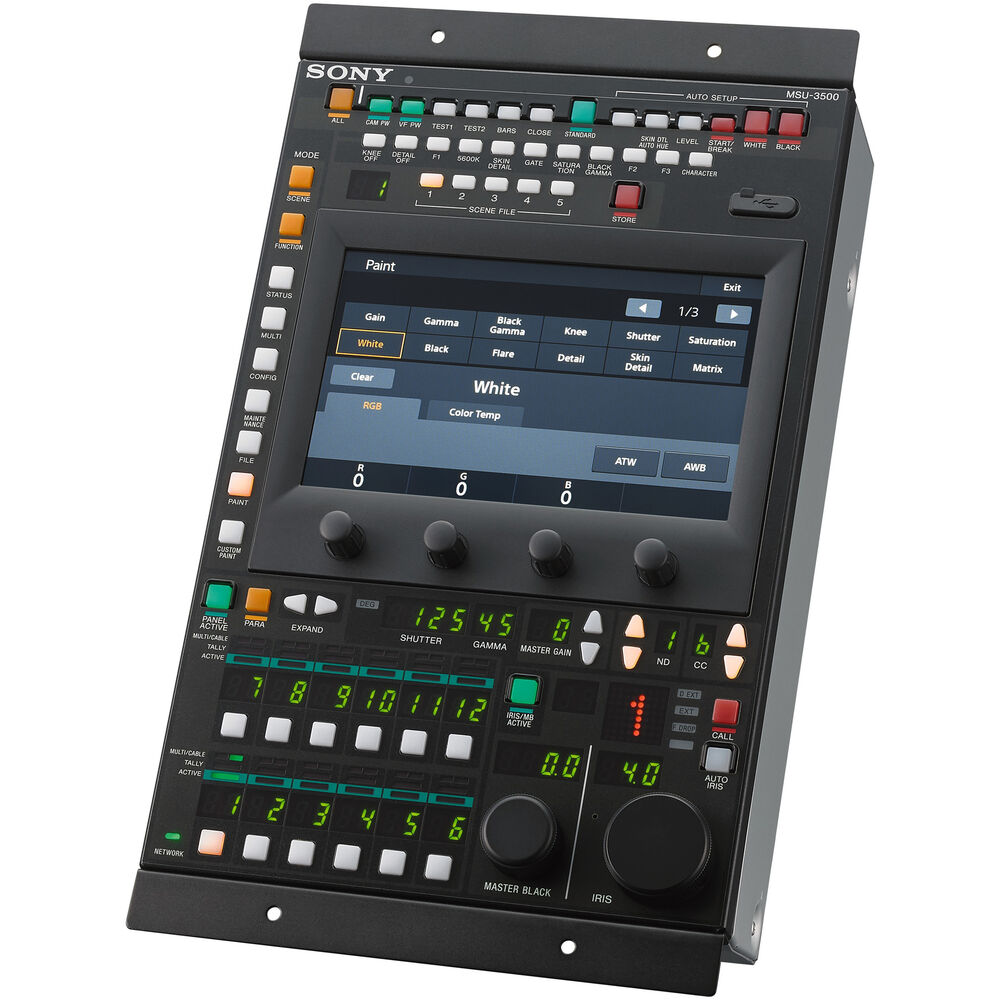 Sony Master Setup Unit Multicamera Remote Control Panel (Vertical)